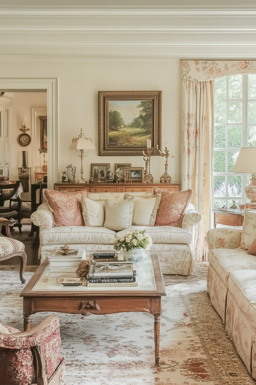 10. French Country (Country Living Room Ideas) - Country Living Room Ideas