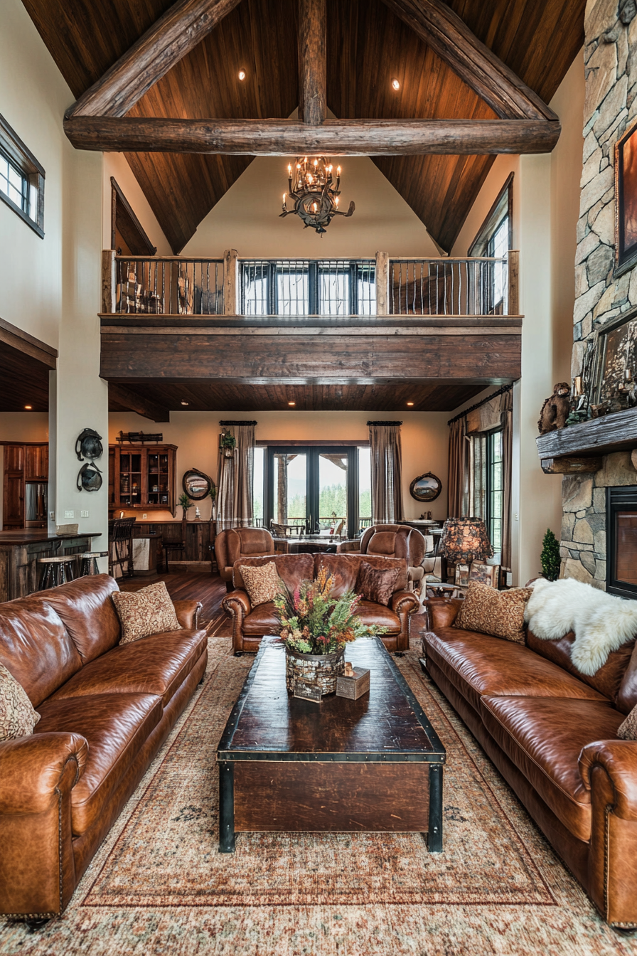 14. Mountain Lodge (Country Living Room Ideas) - Country Living Room Ideas