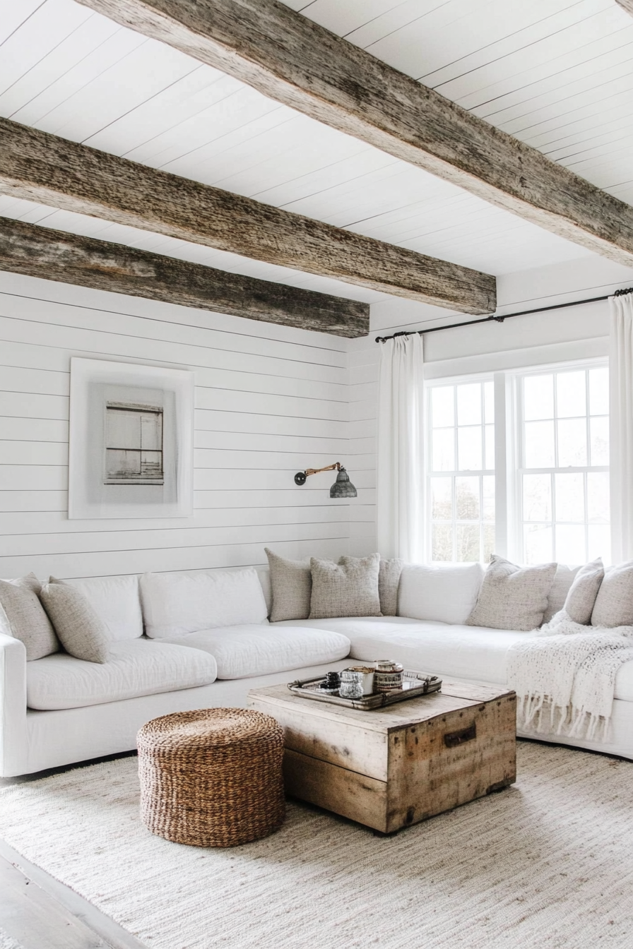 18. Rustic Minimalism (Country Living Room Ideas) - Country Living Room Ideas