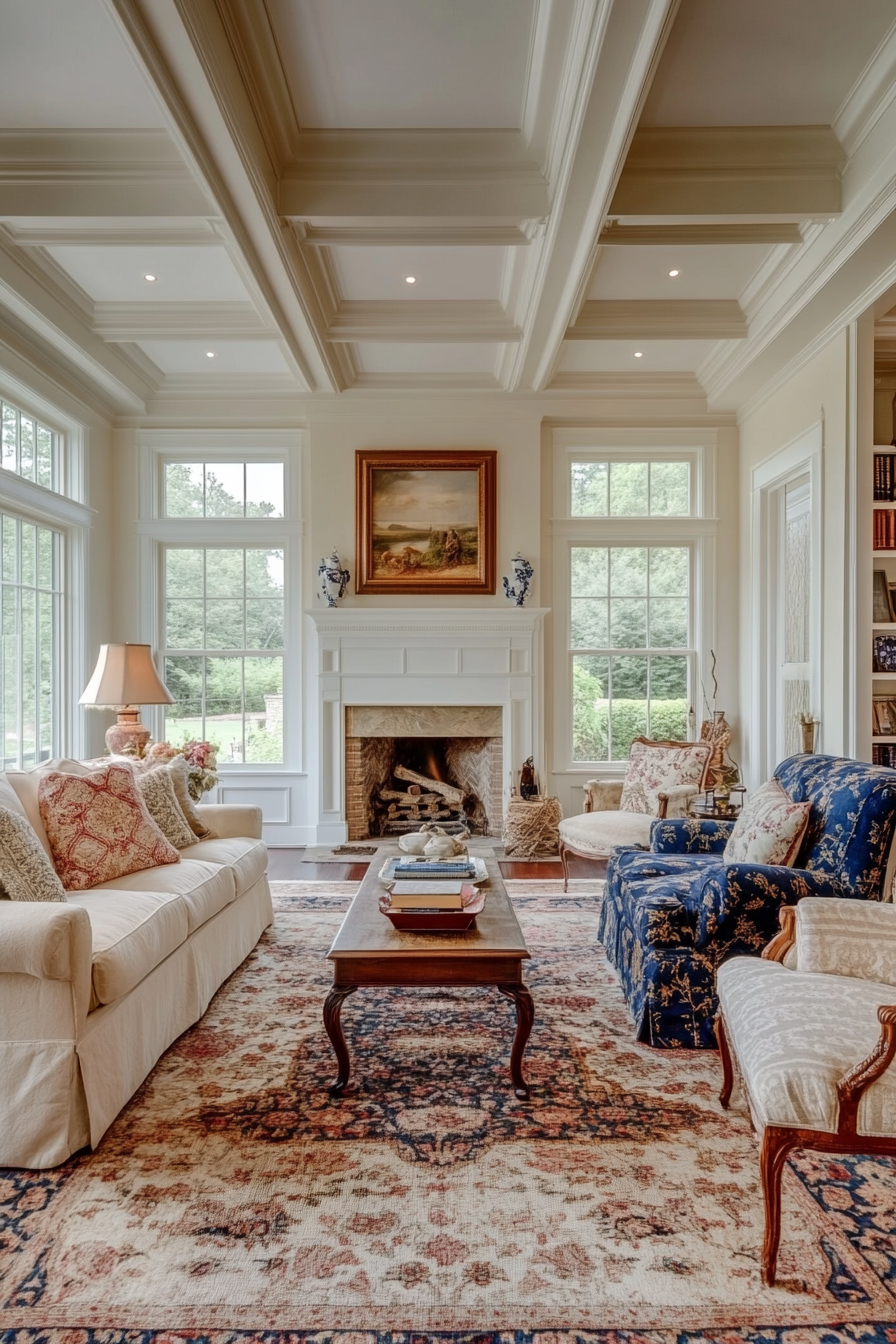 24. American Colonial (Country Living Room Ideas) - Country Living Room Ideas