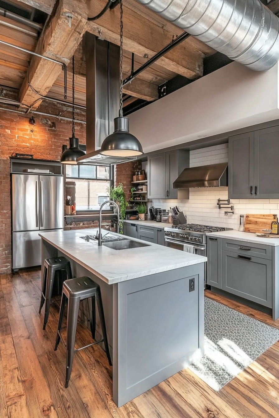 24. Exposed Piping & Ductwork (Industrial Kitchen Ideas) - Industrial Kitchen Ideas