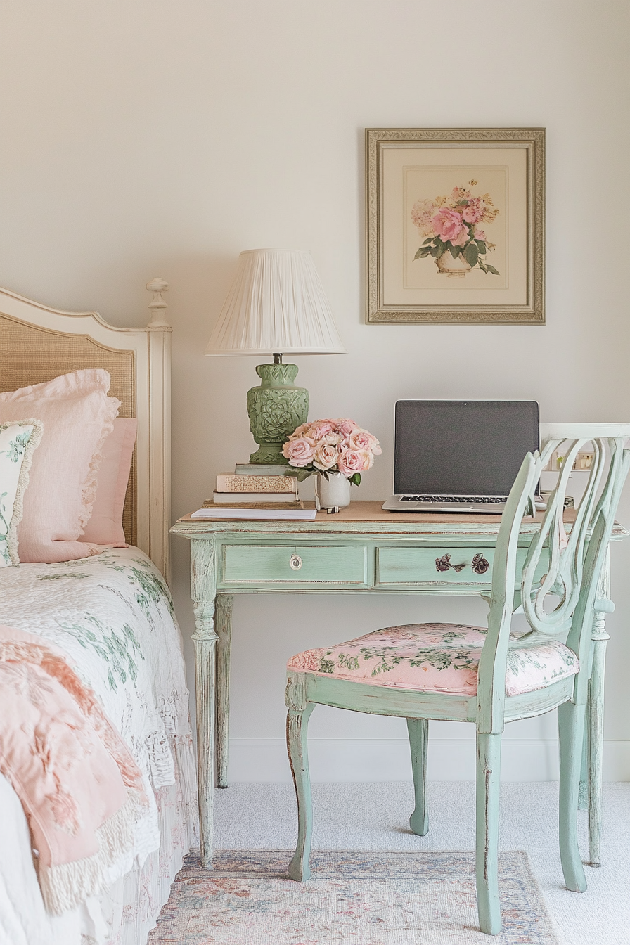 21. Cozy Cottage (Home Office Bedroom Ideas) - Home Office Bedroom Ideas