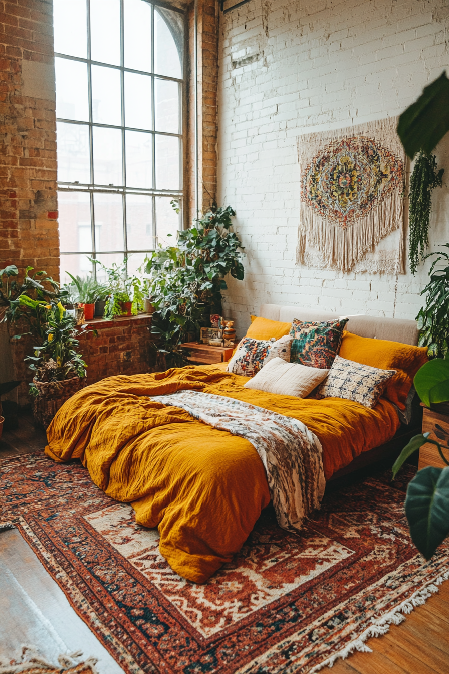 3. Cozy Bohemian Loft (Loft Bedroom Ideas) - Loft Bedroom Ideas