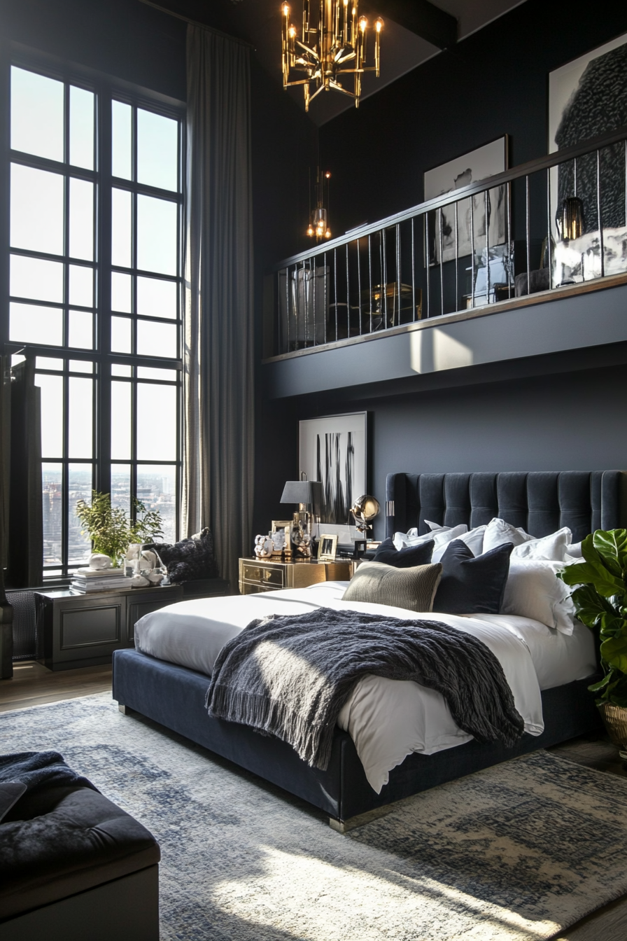 6. Modern Luxury Loft (Loft Bedroom Ideas) - Loft Bedroom Ideas