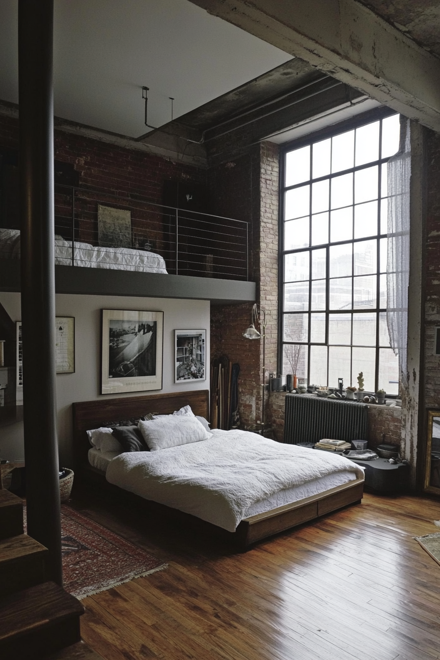 13. Minimalist Loft (Loft Bedroom Ideas) - Loft Bedroom Ideas