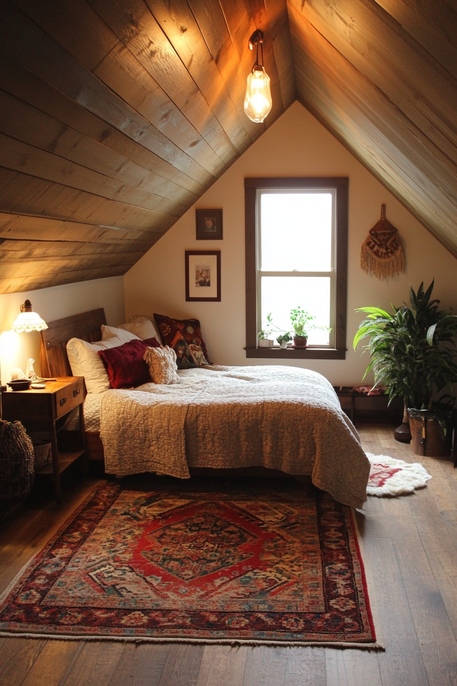 15. Vintage Loft (Loft Bedroom Ideas) - Loft Bedroom Ideas