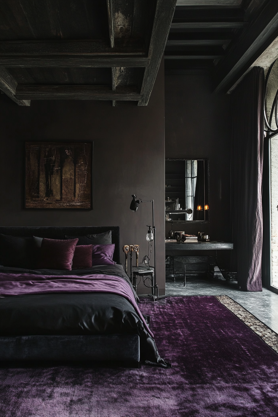 17. Gothic Loft (Loft Bedroom Ideas) - Loft Bedroom Ideas
