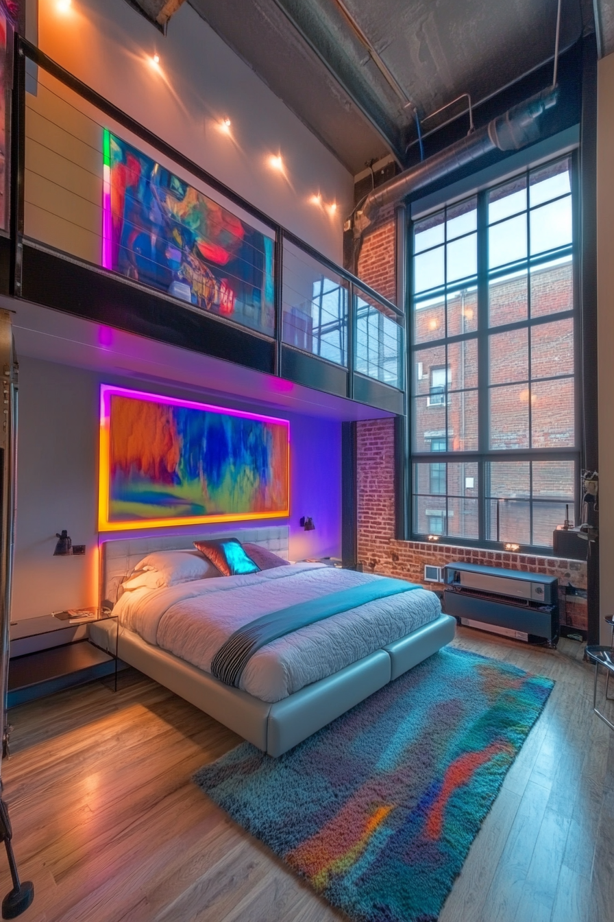 19. Futuristic Loft (Loft Bedroom Ideas) - Loft Bedroom Ideas