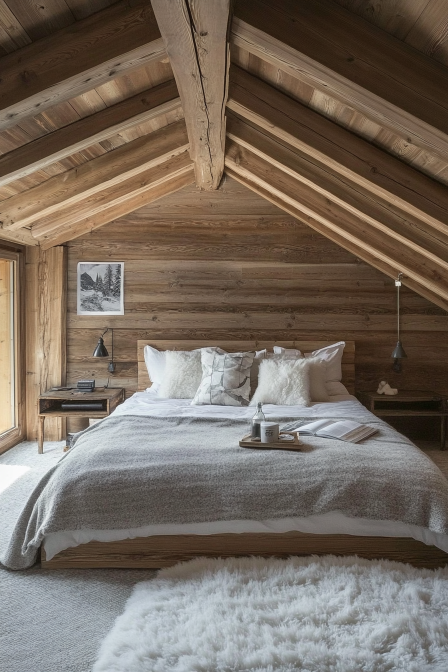 20. Mountain Chalet Loft (Loft Bedroom Ideas) - Loft Bedroom Ideas