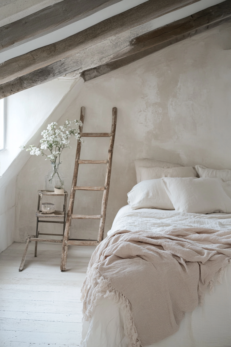 26. Shabby Chic Loft (Loft Bedroom Ideas) - Loft Bedroom Ideas