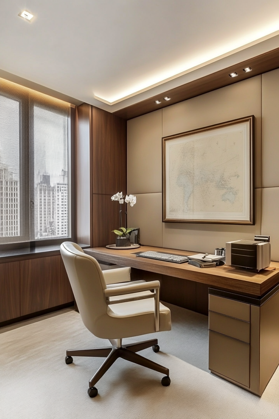 11. Zen Sanctuary (Small Office Ideas) - Small Office Ideas