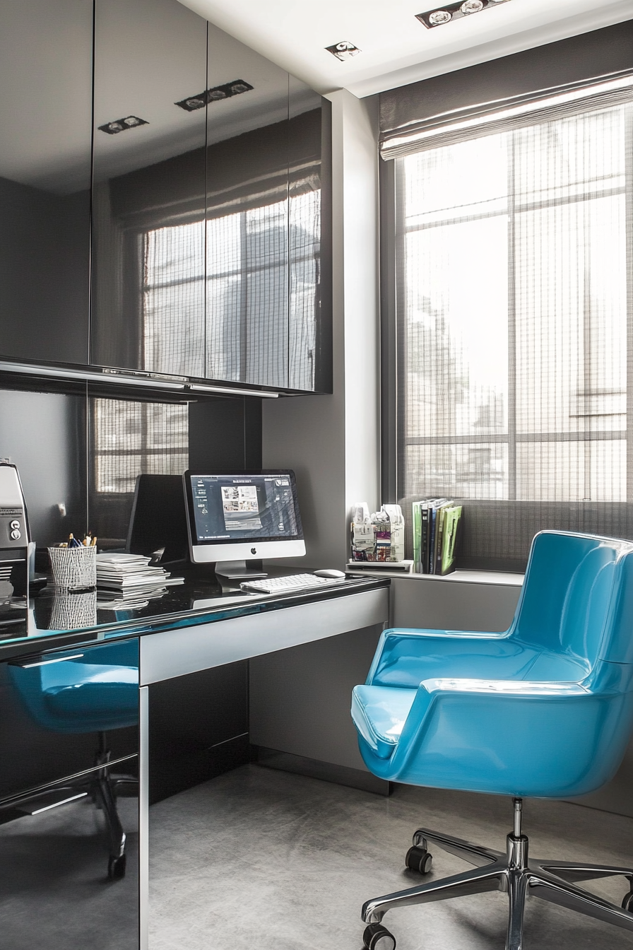 22. Futuristic Design (Small Office Ideas) - Small Office Ideas