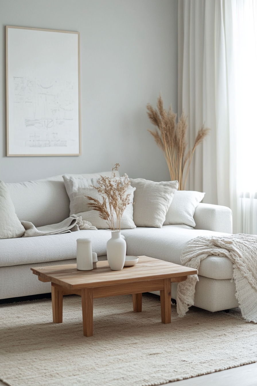 1. Scandinavian Serenity (Light Gray Living Room Ideas) - Light Gray Living Room Ideas