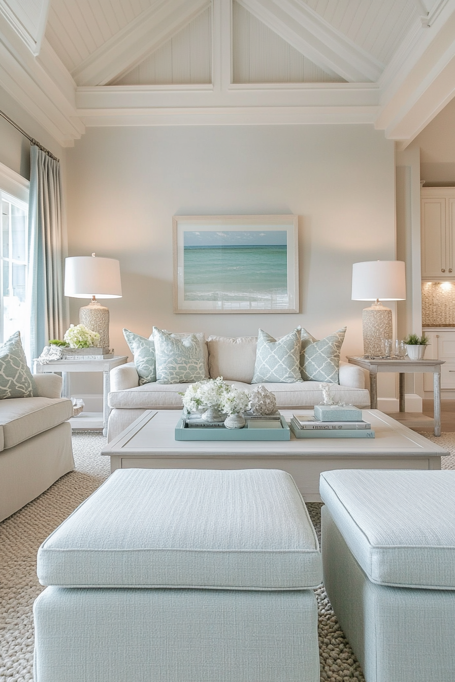 3. Coastal Retreat (Light Gray Living Room Ideas) - Light Gray Living Room Ideas