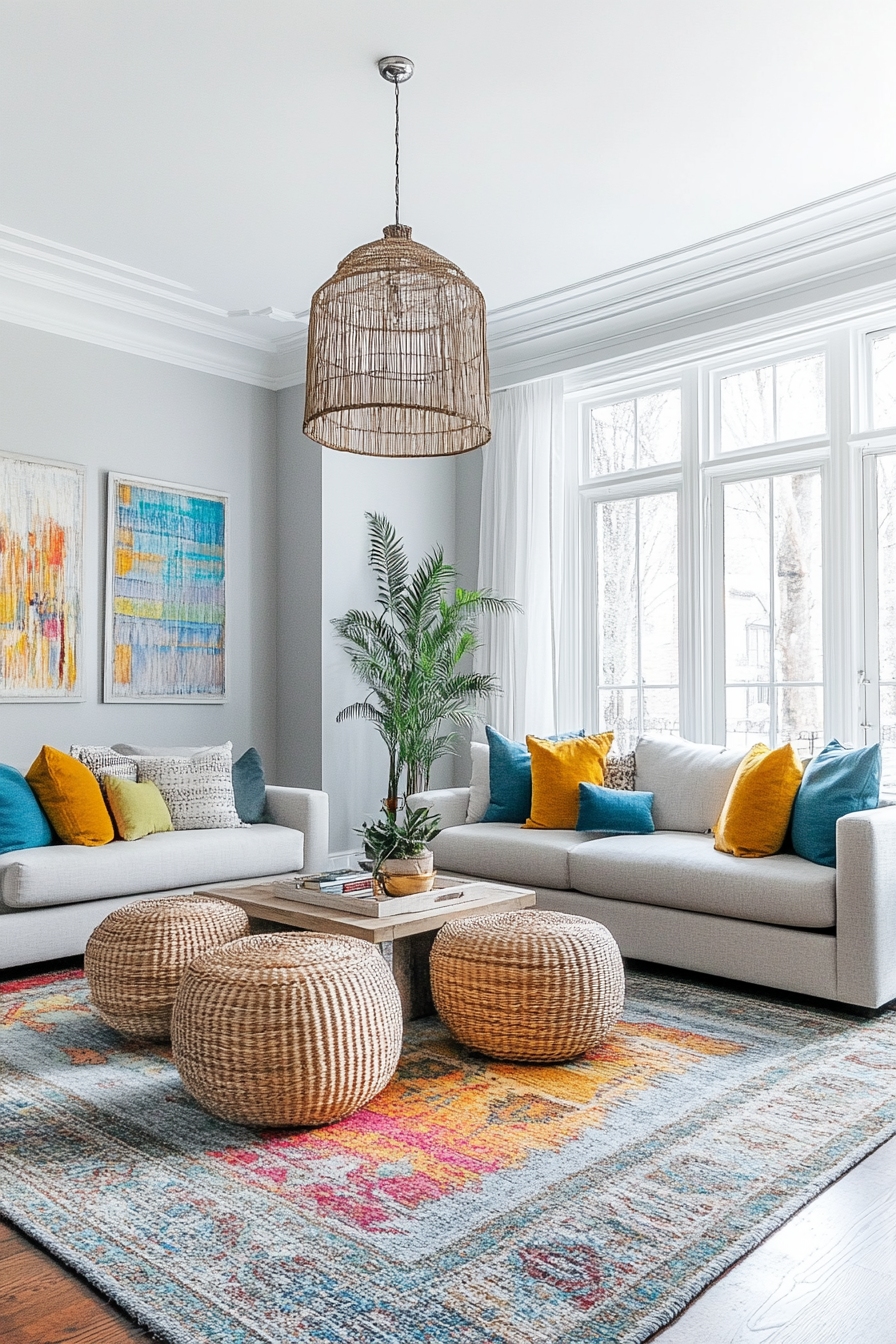 4. Bohemian Rhapsody (Light Gray Living Room Ideas) - Light Gray Living Room Ideas