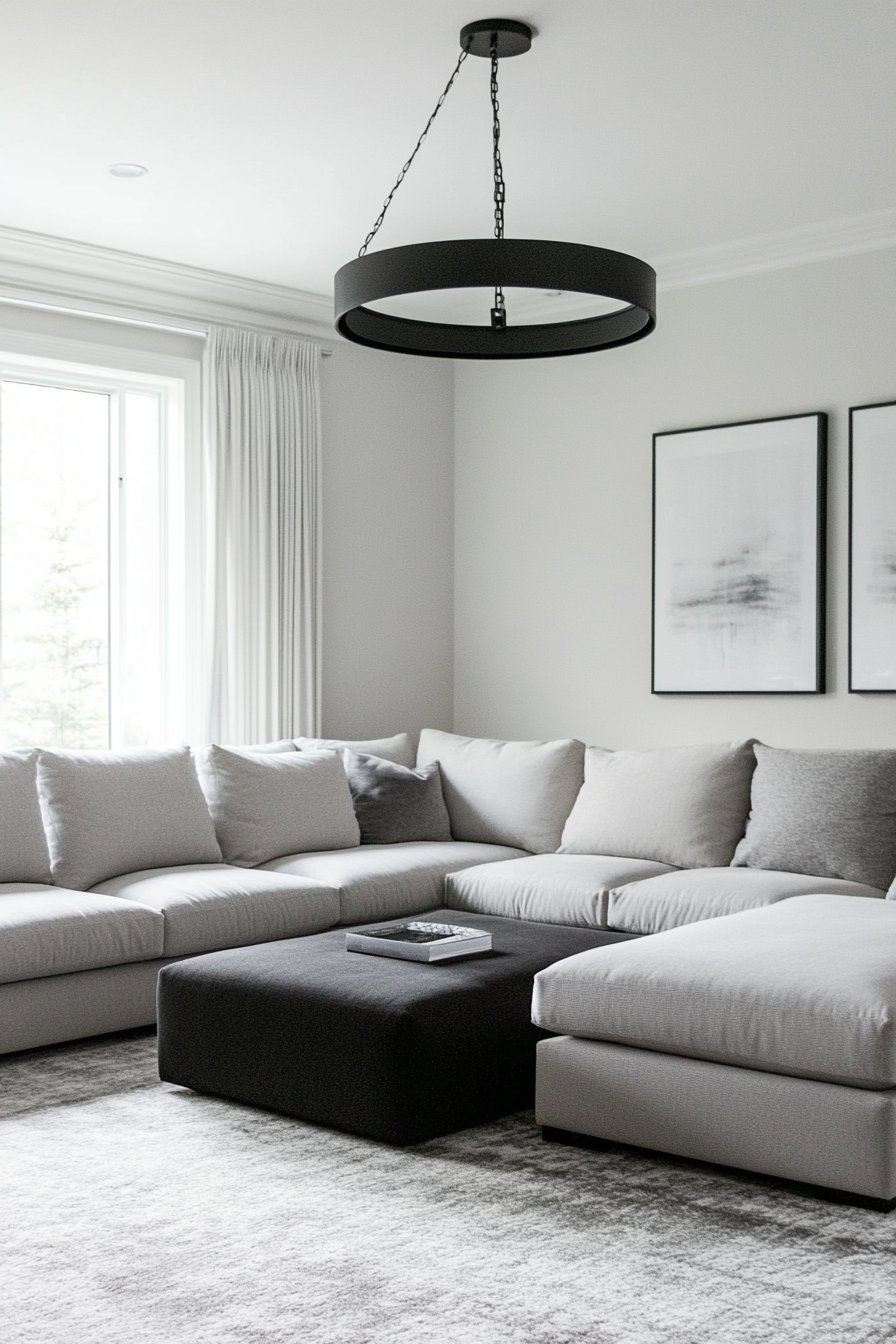 11. Contemporary Cool (Light Gray Living Room Ideas) - Light Gray Living Room Ideas