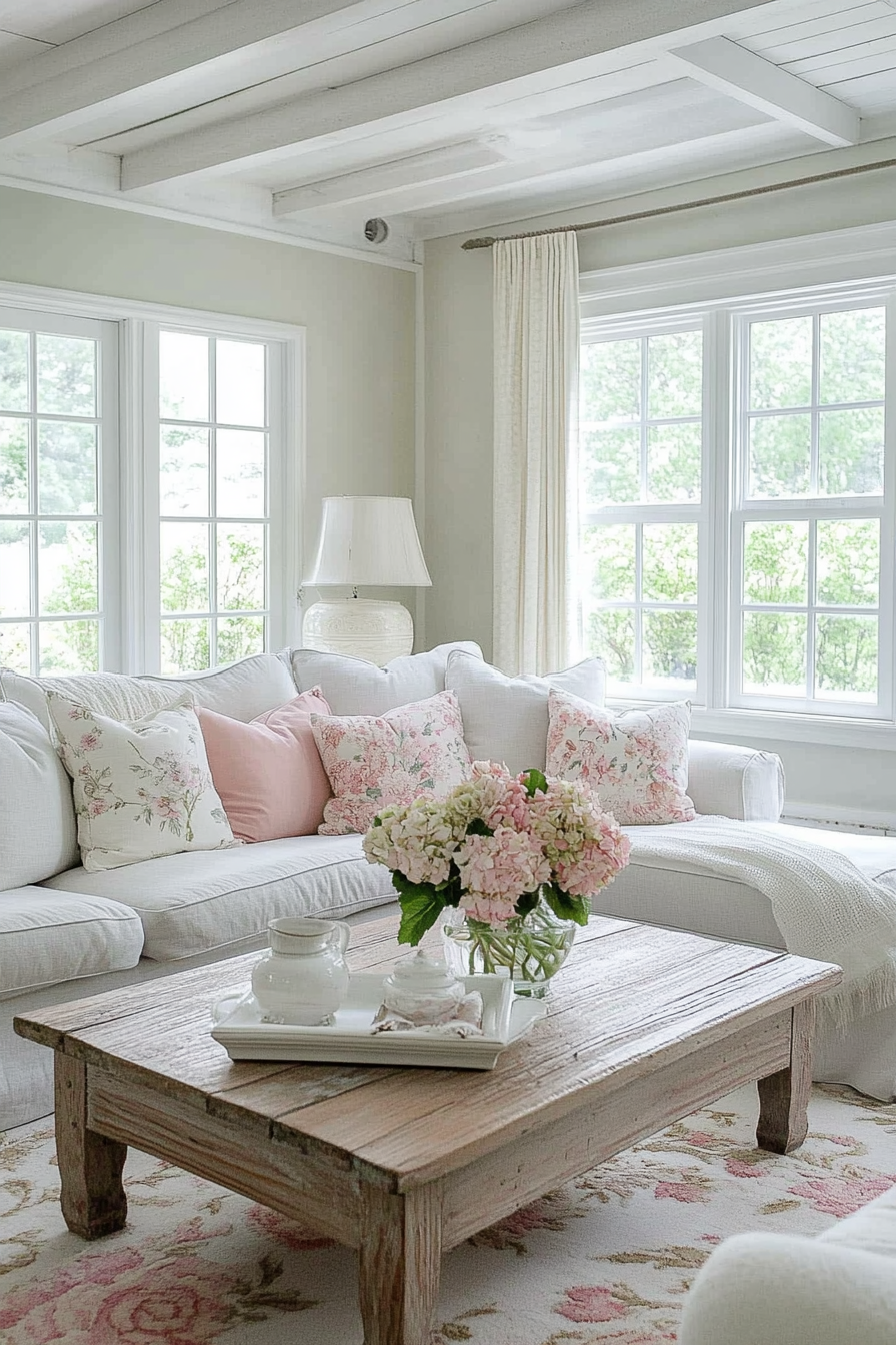 14. Cozy Cottage (Light Gray Living Room Ideas) - Light Gray Living Room Ideas