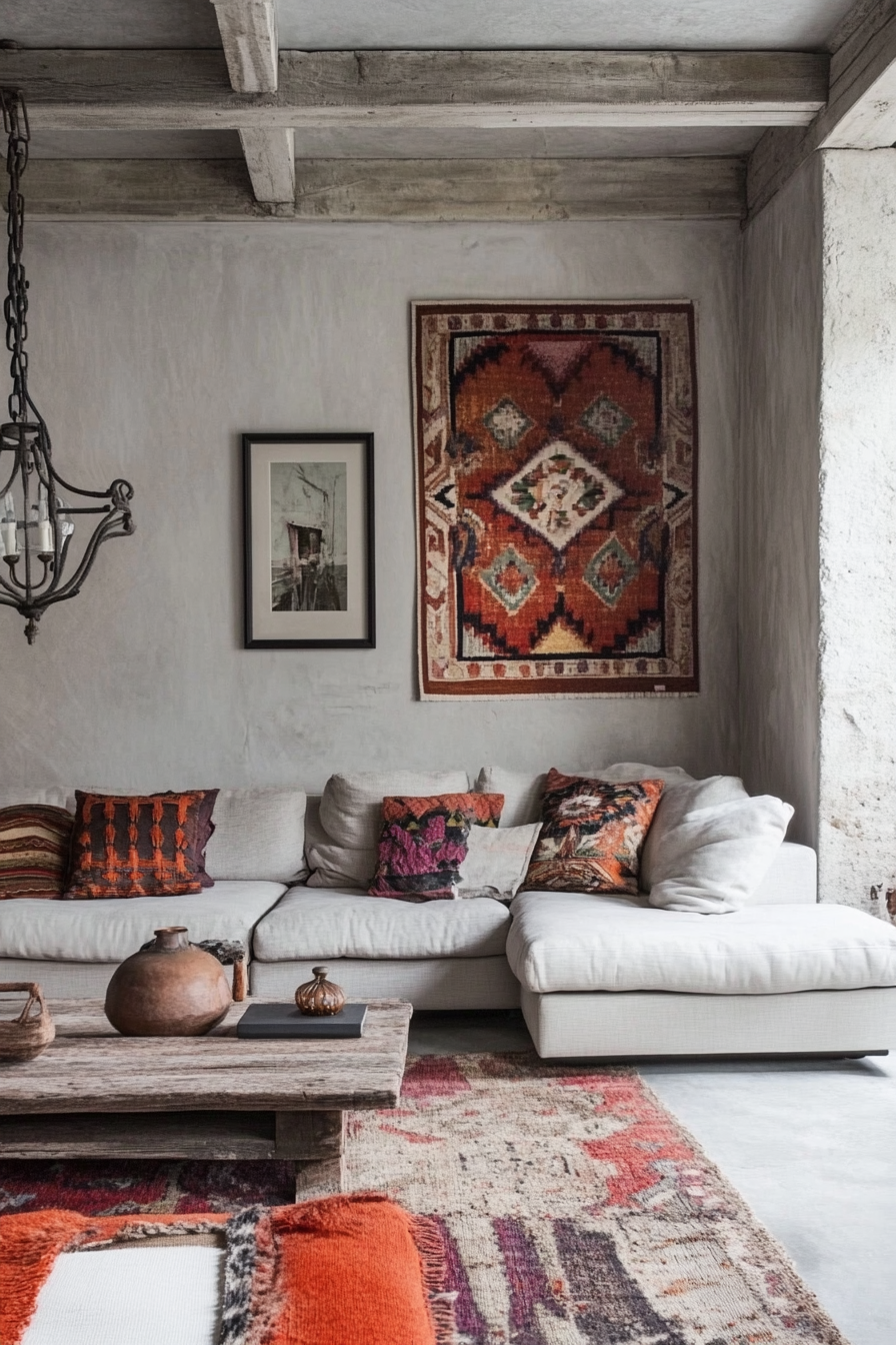 15. Global Fusion (Light Gray Living Room Ideas) - Light Gray Living Room Ideas