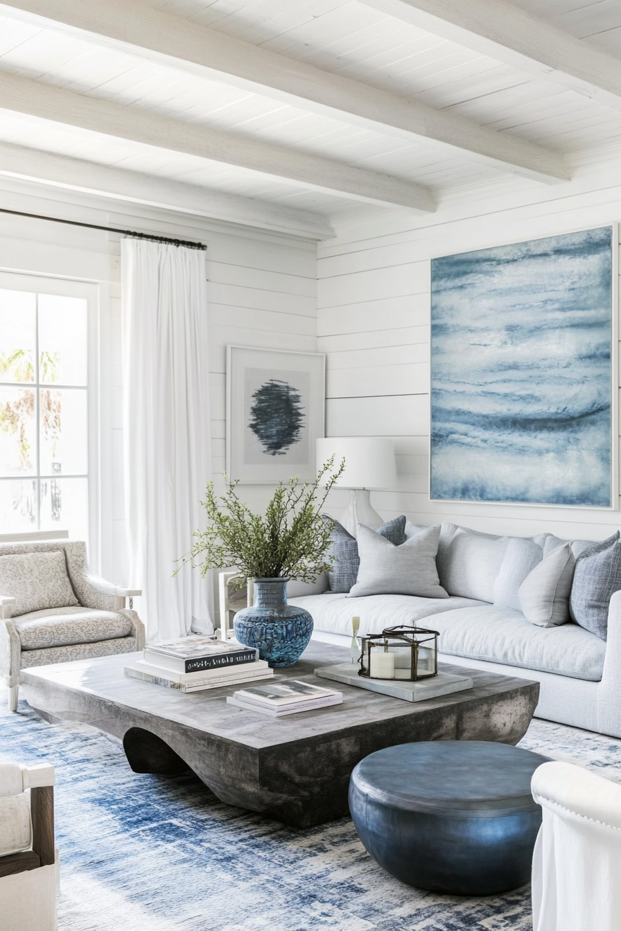 18. Futuristic Flair (Light Gray Living Room Ideas) - Light Gray Living Room Ideas