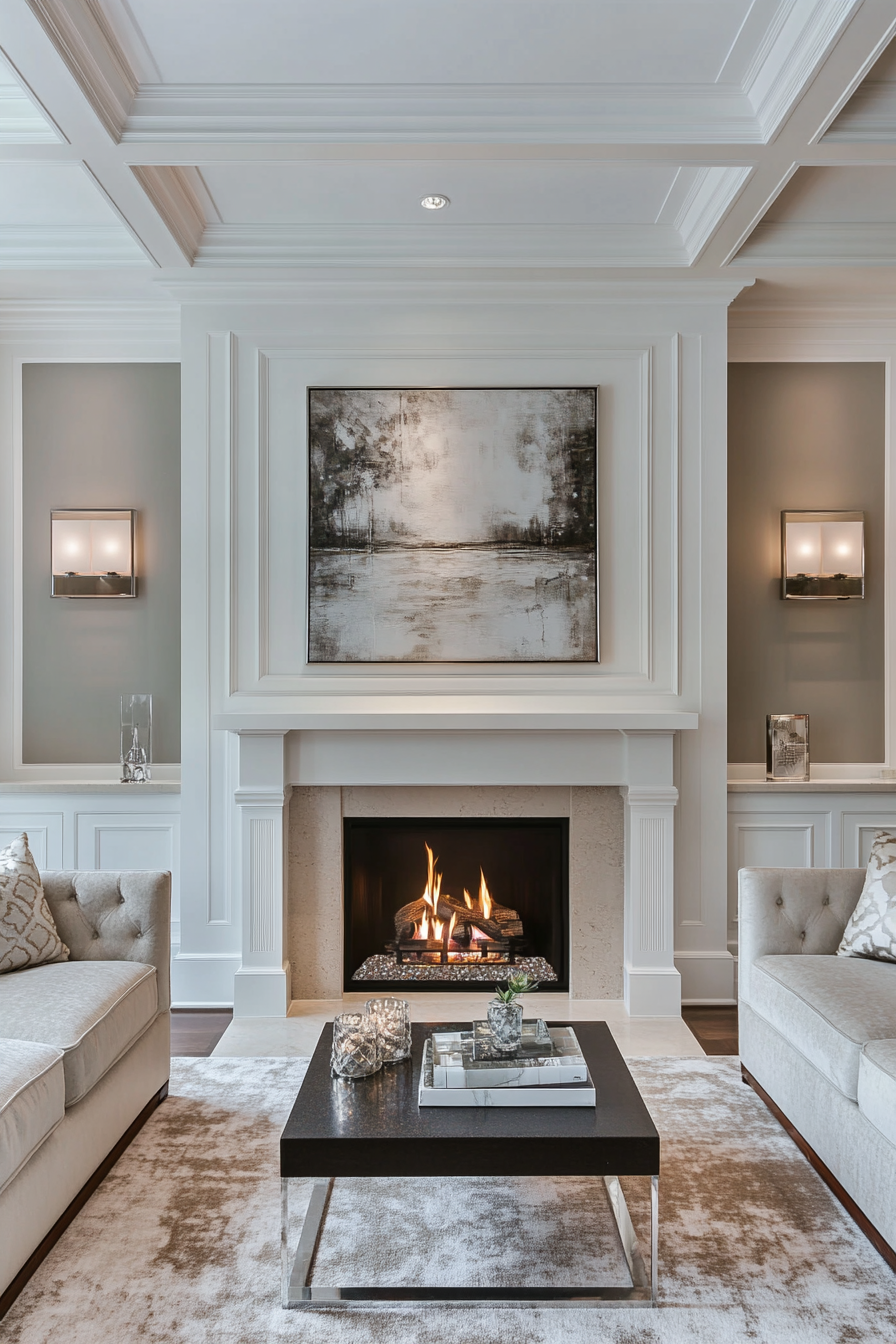 10. Transitional Harmony (Living Room Ideas With Fireplace) - Living Room Ideas With Fireplace
