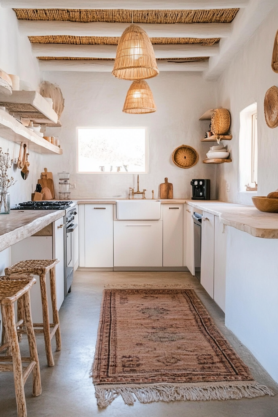 6. Coastal Boho (Boho Kitchen Ideas) - Boho Kitchen Ideas