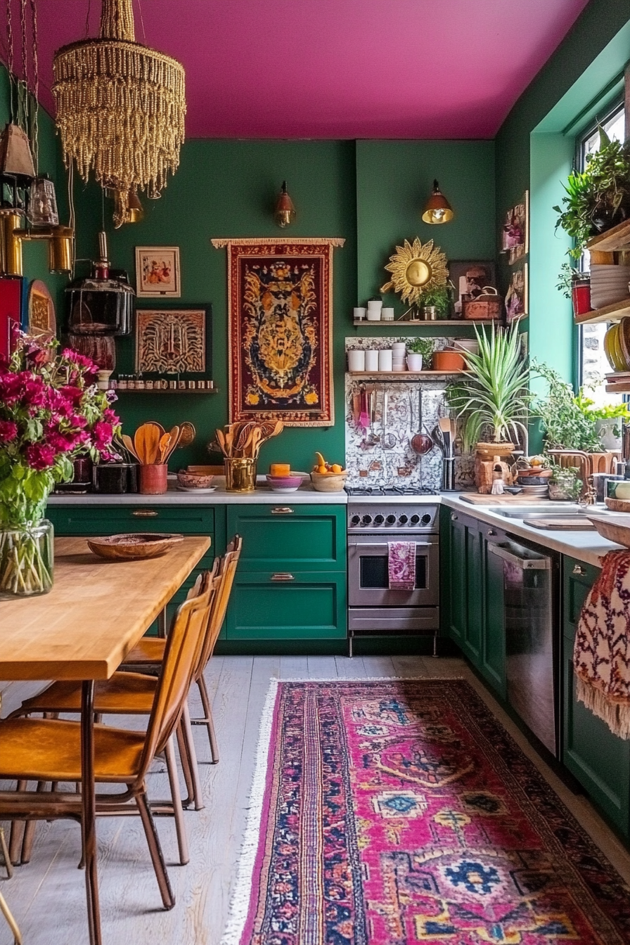 19. Boho Luxe (Boho Kitchen Ideas) - Boho Kitchen Ideas
