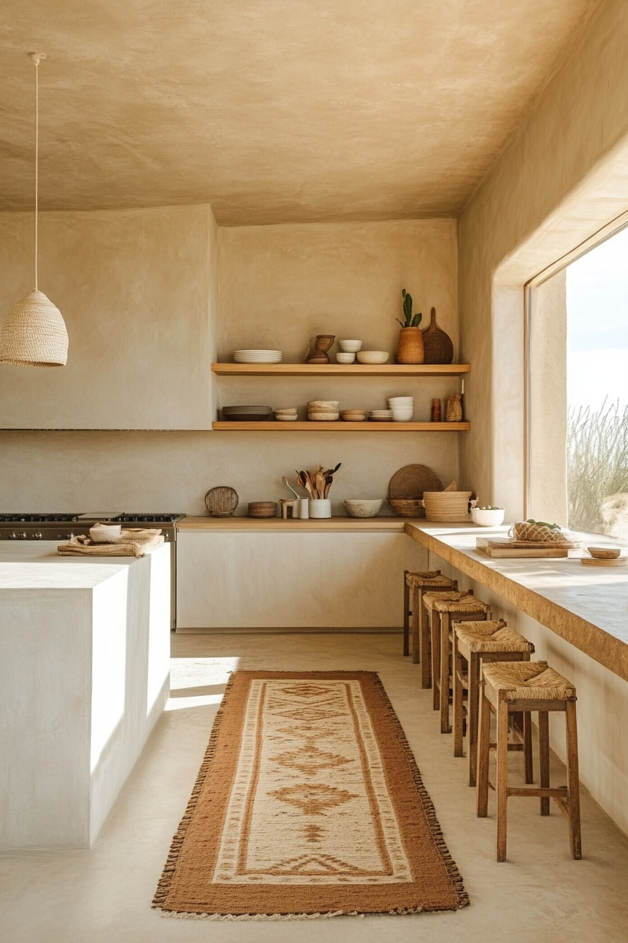 20. Desert Boho (Boho Kitchen Ideas) - Boho Kitchen Ideas