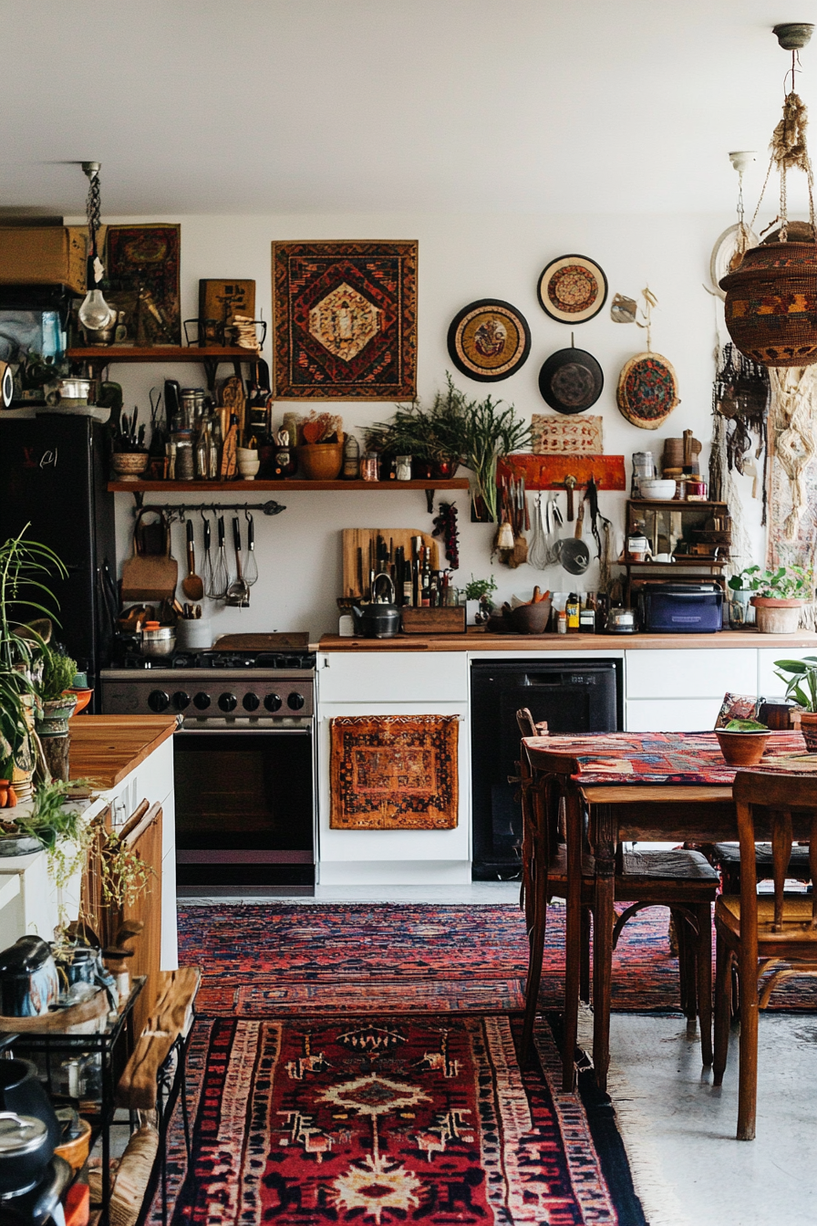 24. Eclectic Collector (Boho Kitchen Ideas) - Boho Kitchen Ideas