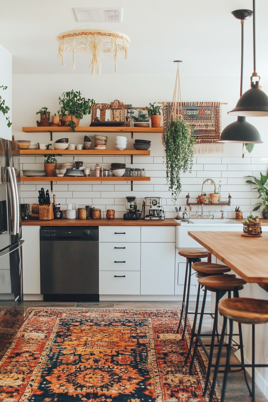 26. Modern Boho (Boho Kitchen Ideas) - Boho Kitchen Ideas