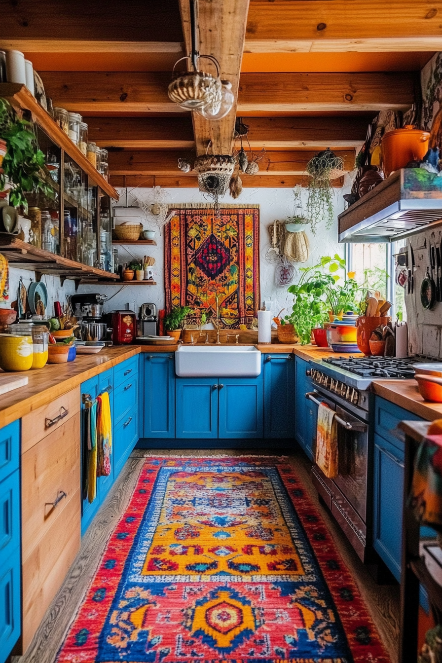 27. Artistic Boho (Boho Kitchen Ideas) - Boho Kitchen Ideas