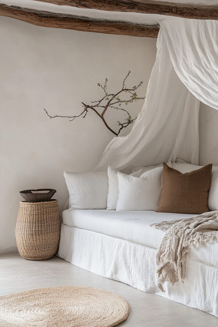 10. Coastal Slipcovered Sofa in Crisp White (Sofa In Bedroom Ideas) - Sofa In Bedroom Ideas