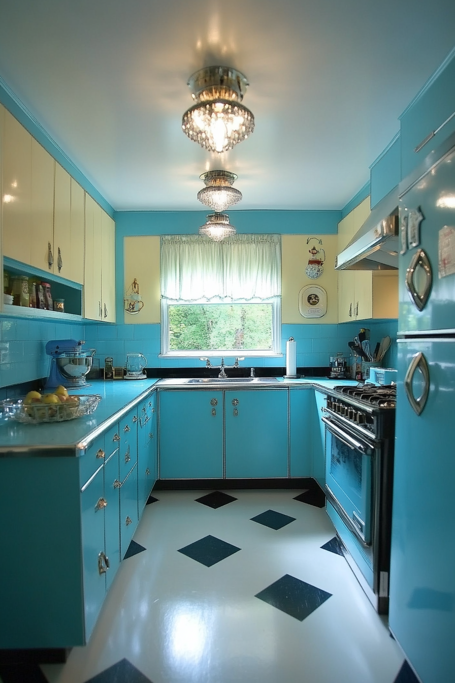 4. Powder Blue Revival (Blue Kitchen Ideas) - Blue Kitchen Ideas