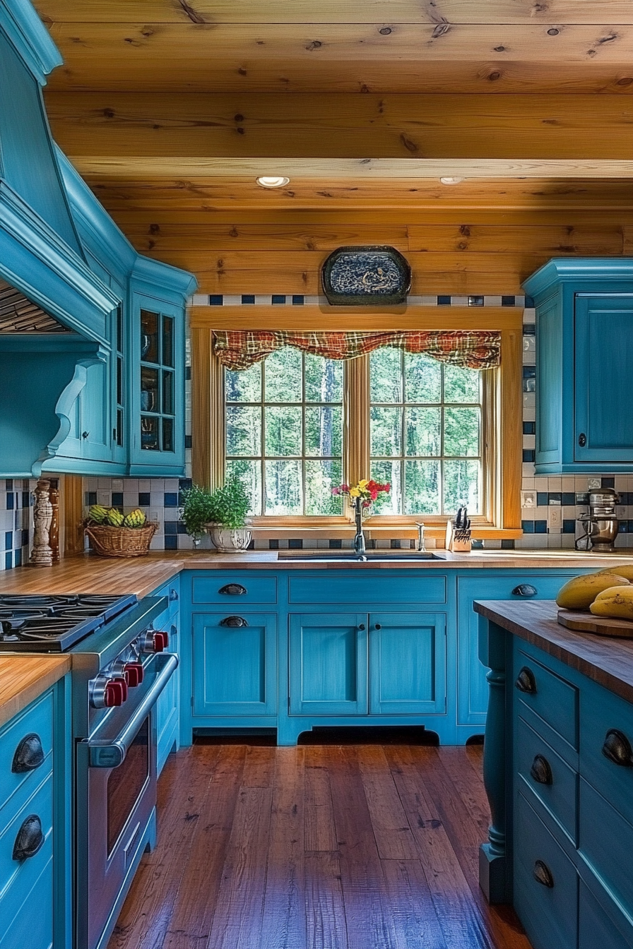 9. Slate Blue Sophistication (Blue Kitchen Ideas) - Blue Kitchen Ideas