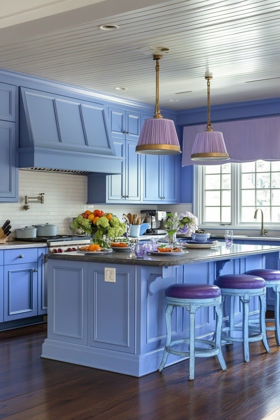 15. Periwinkle Whimsy (Blue Kitchen Ideas) - Blue Kitchen Ideas