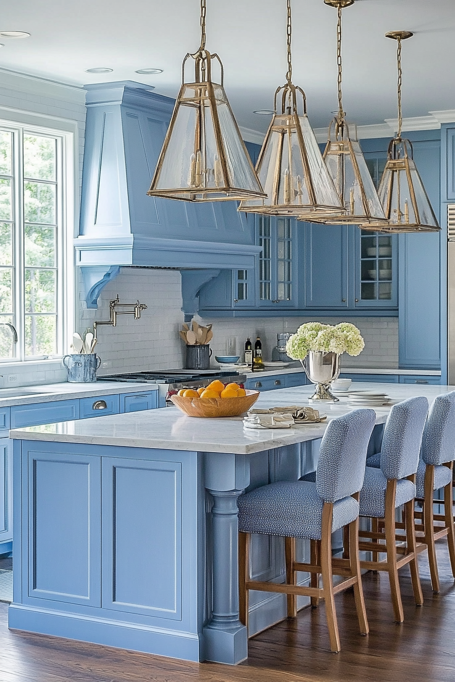 21. Arctic Blue Crispness (Blue Kitchen Ideas) - Blue Kitchen Ideas