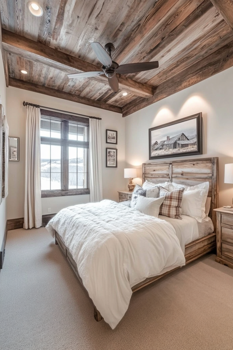 2. Rustic Charm (Cream Color Bedroom Ideas) - Cream Color Bedroom Ideas