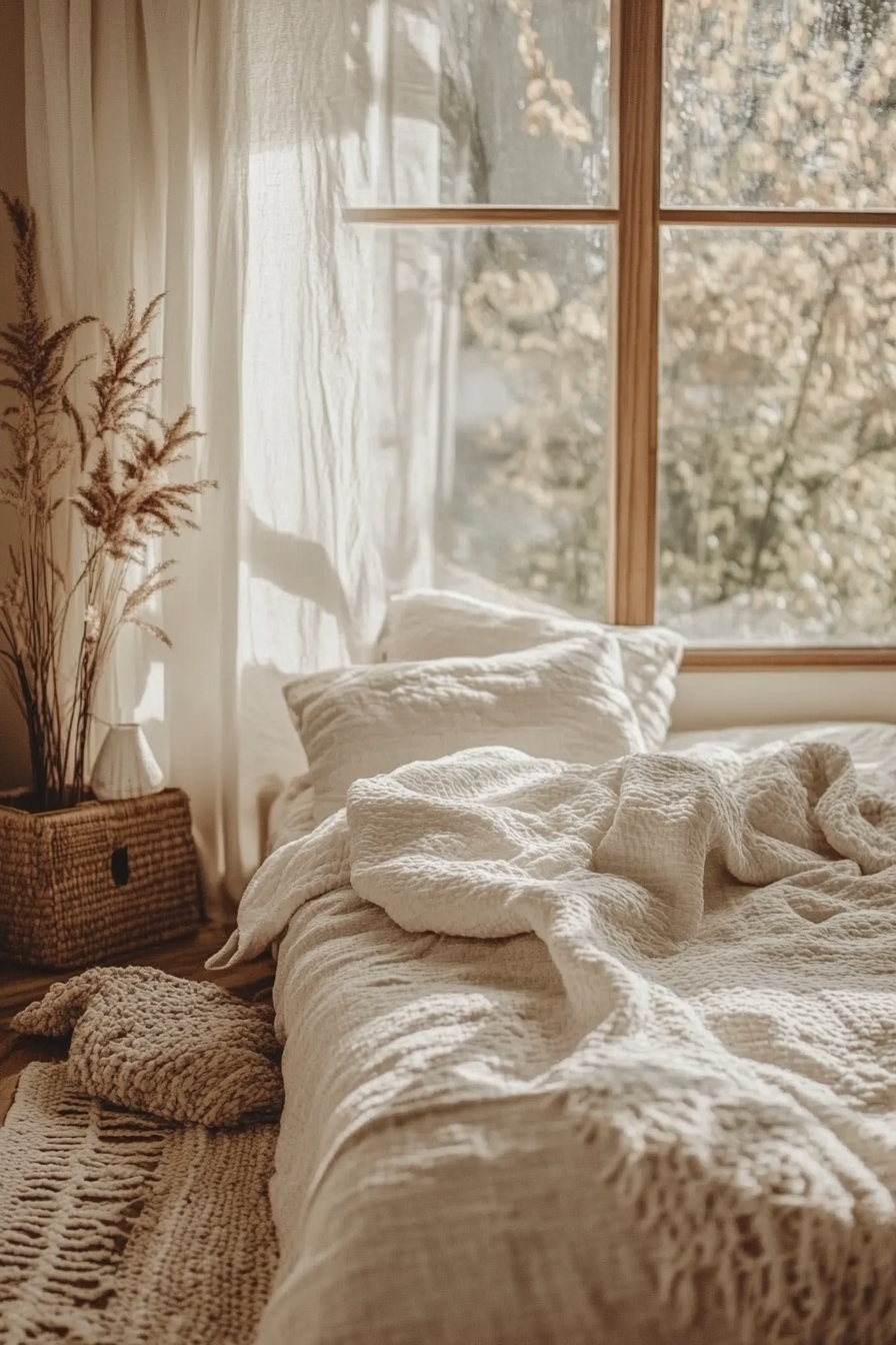 4. Bohemian Bliss (Cream Color Bedroom Ideas) - Cream Color Bedroom Ideas