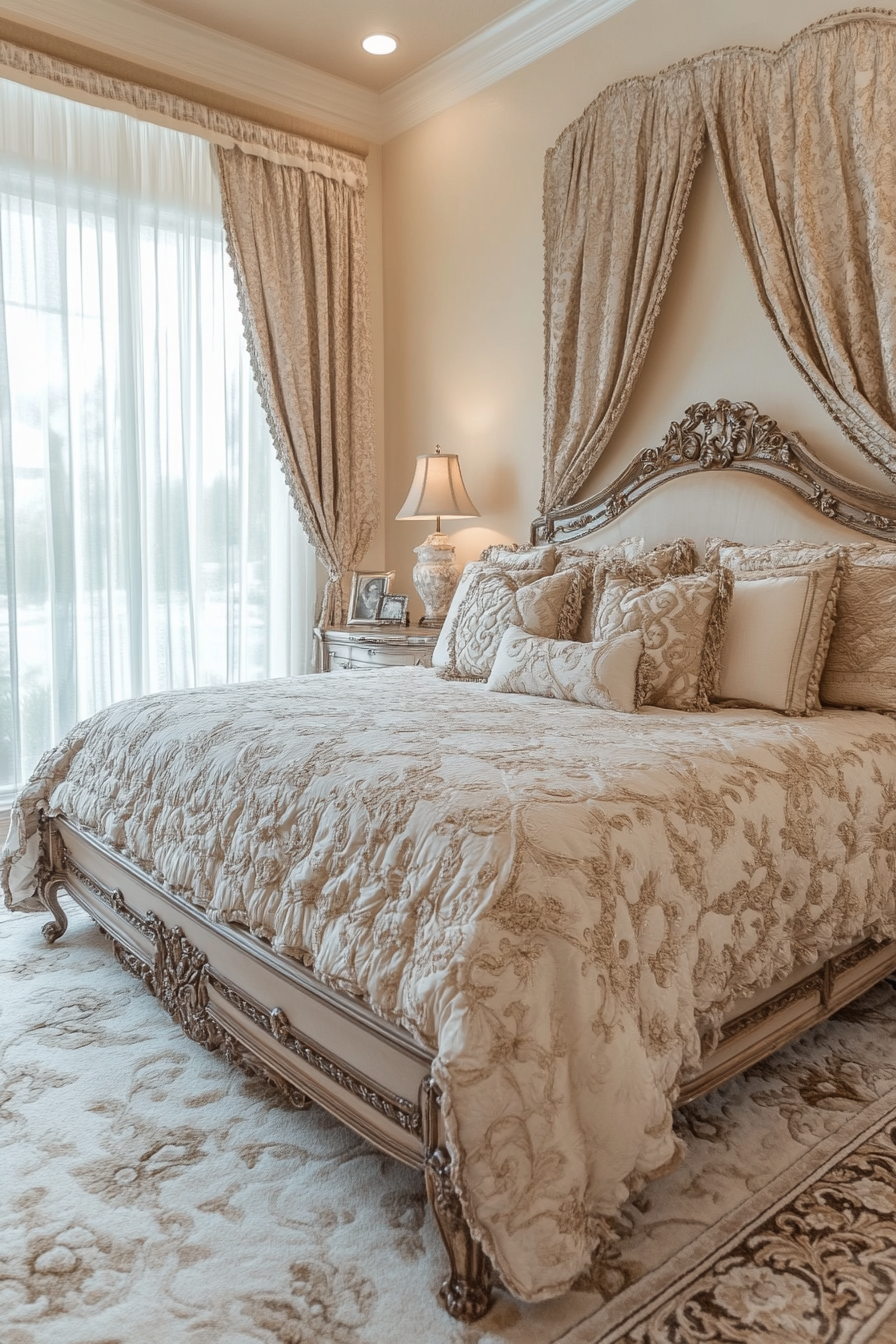 6. Classic Traditional (Cream Color Bedroom Ideas) - Cream Color Bedroom Ideas