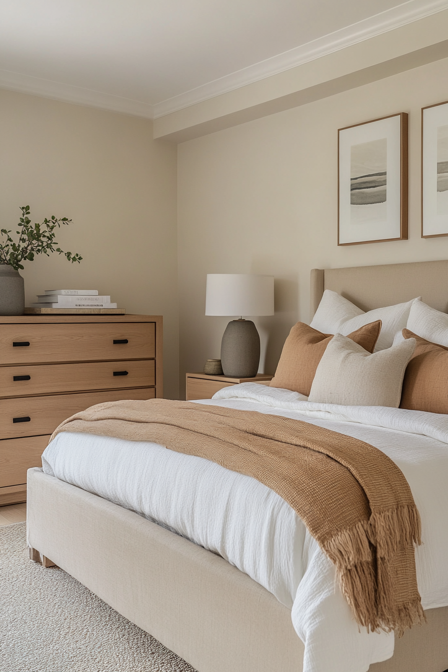 7. Scandinavian Simplicity (Cream Color Bedroom Ideas) - Cream Color Bedroom Ideas