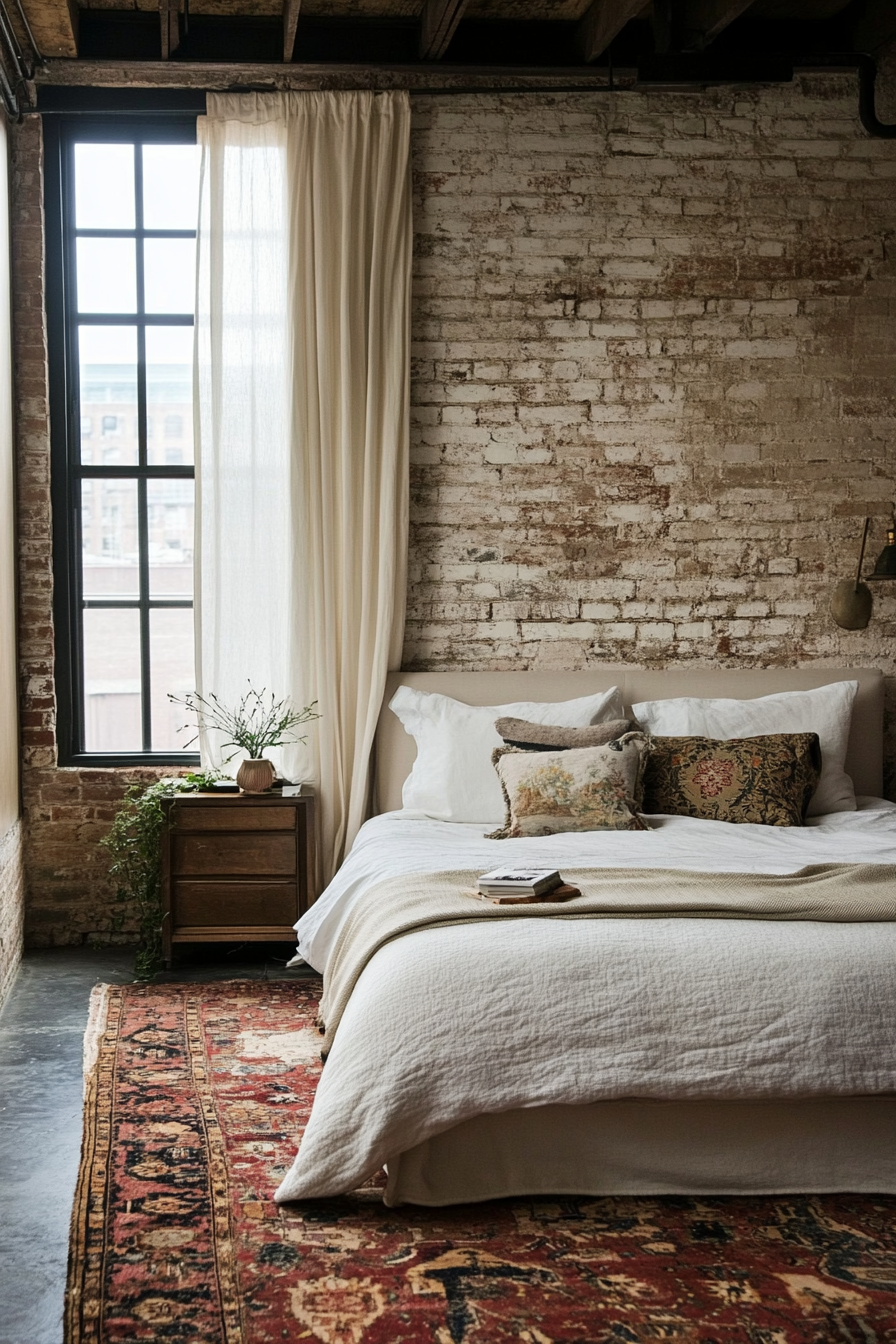 8. Industrial Fusion (Cream Color Bedroom Ideas) - Cream Color Bedroom Ideas