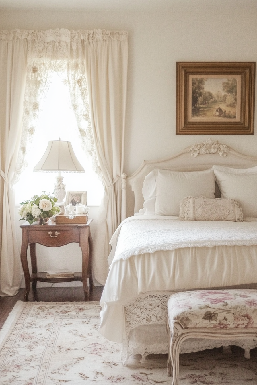 9. French Provincial (Cream Color Bedroom Ideas) - Cream Color Bedroom Ideas