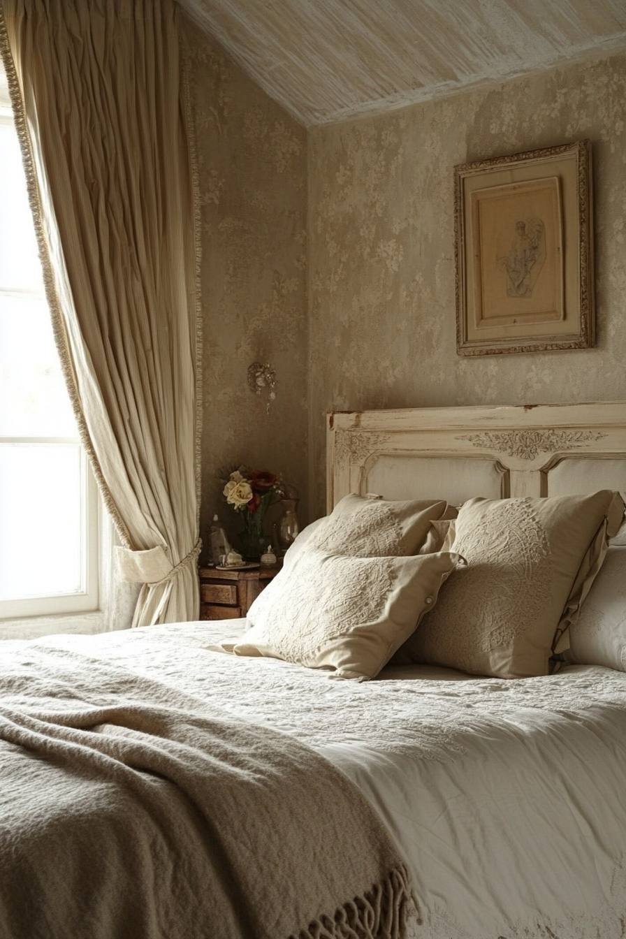 20. Vintage Flair (Cream Color Bedroom Ideas) - Cream Color Bedroom Ideas