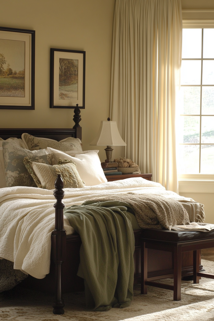 23. Earthy Retreat (Cream Color Bedroom Ideas) - Cream Color Bedroom Ideas