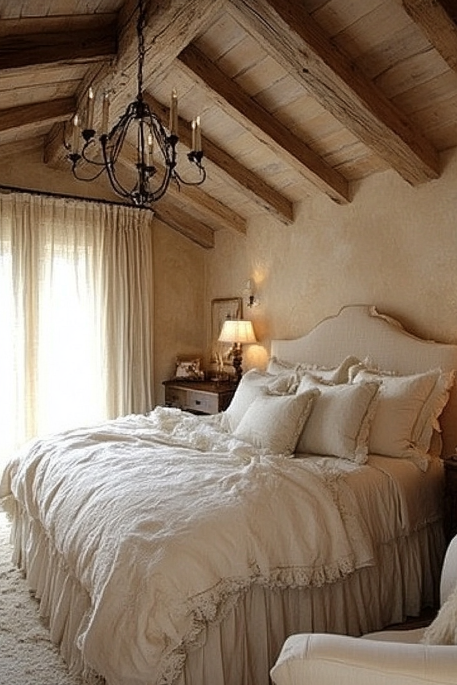 25. Monochromatic Texture (Cream Color Bedroom Ideas) - Cream Color Bedroom Ideas