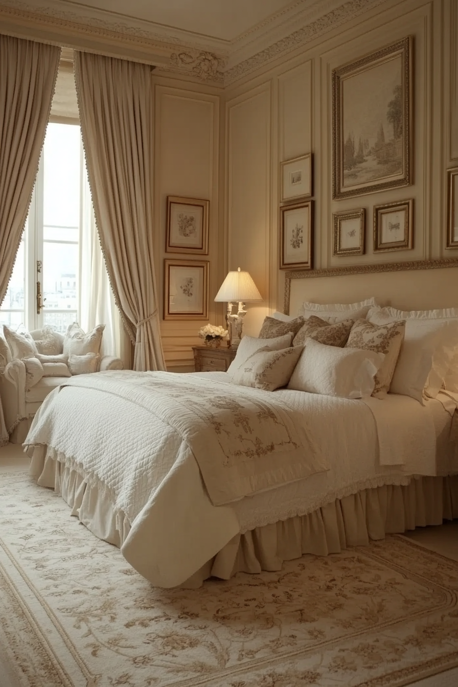 27. Chic and Cozy (Cream Color Bedroom Ideas) - Cream Color Bedroom Ideas