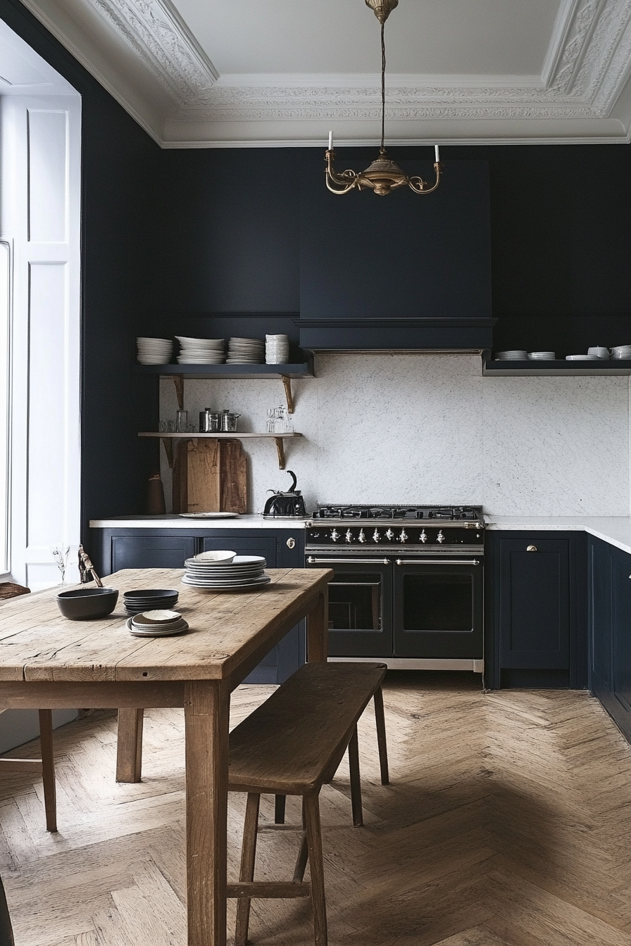 22. Two-Tone Cabinets (Long Kitchen Ideas) - Long Kitchen Ideas