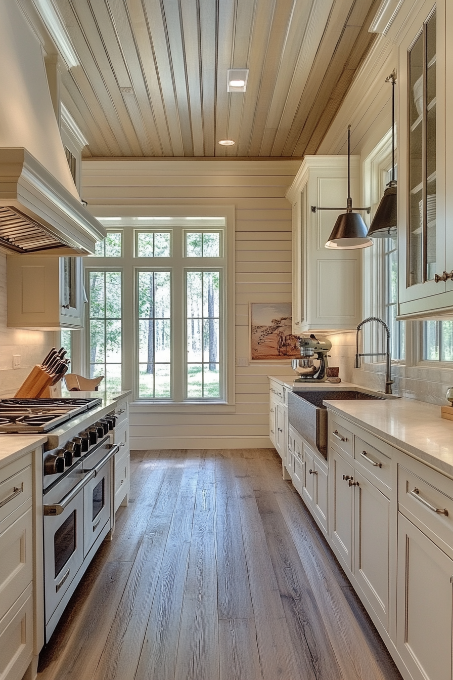 27. Integrated Appliances (Long Kitchen Ideas) - Long Kitchen Ideas