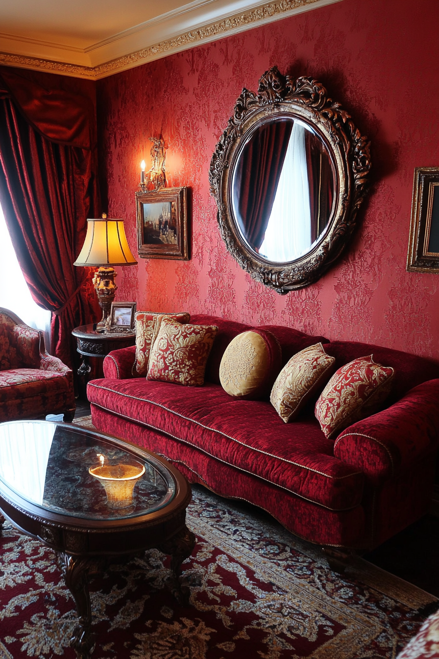 12. Venetian Vermilion (Red Living Room Ideas) - Red Living Room Ideas