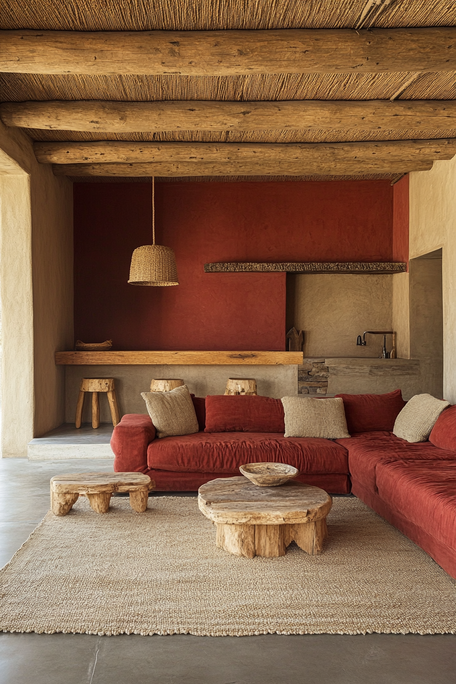 19. Terracotta Trends (Red Living Room Ideas) - Red Living Room Ideas