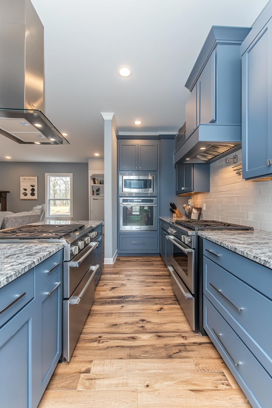 26. Horizon Blue and Graphite Depth (Blue And Gray Kitchen Ideas) - Blue And Gray Kitchen Ideas